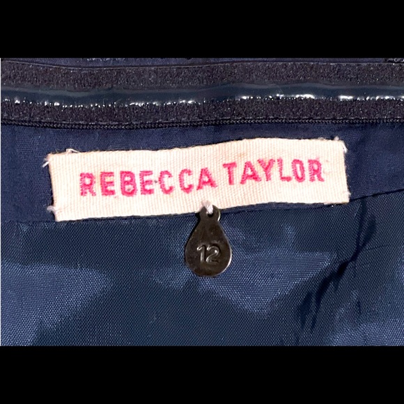 Rebecca Taylor Size 12 Strapless Peplum Dress with Pockets - Picture 3 of 3